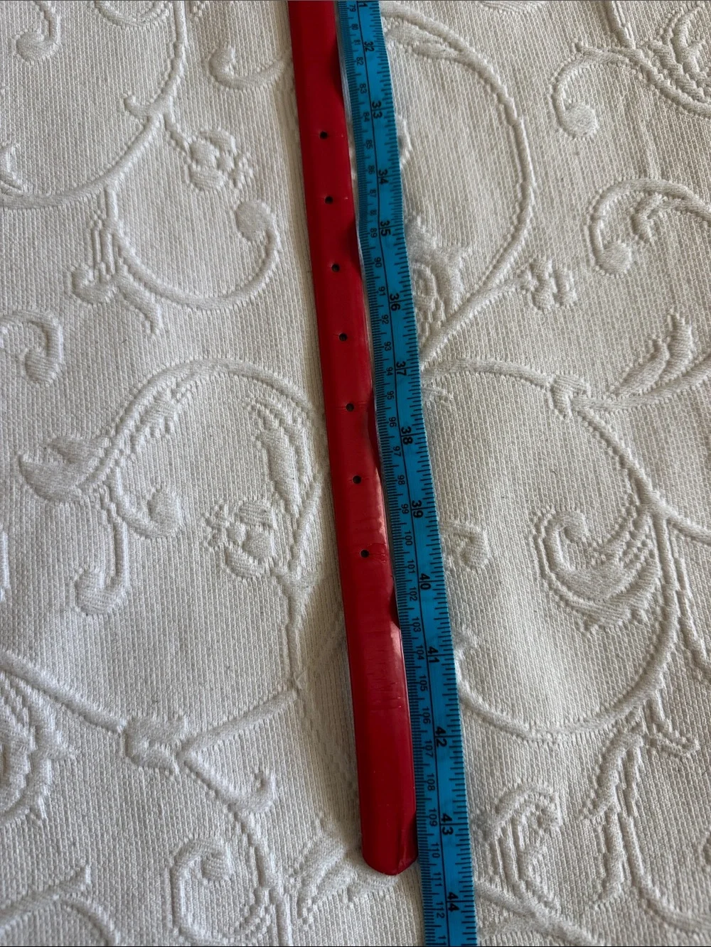 J. Crew Red Slim Leather Belt with Brass-Tone Buckle - Picture 8 of 8